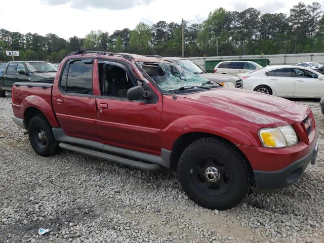 1FMZU67K75UA70824 - 2005 FORD EXPLORER S RED photo 4