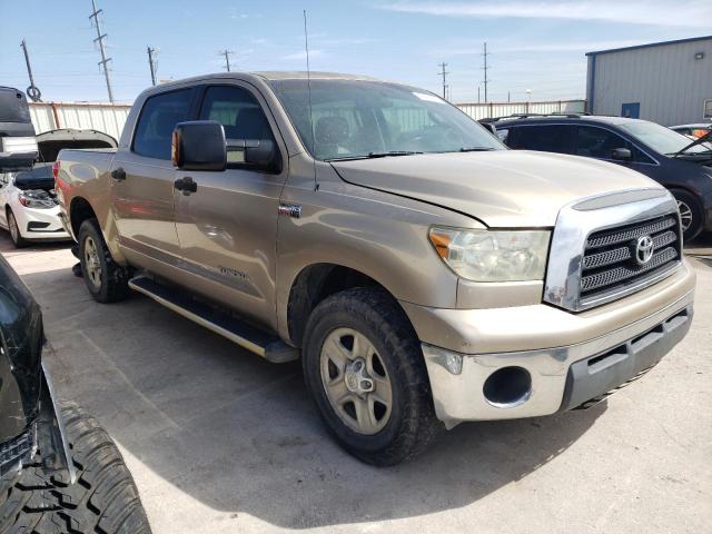 5TBEV54127S454774 - 2007 TOYOTA TUNDRA CREWMAX SR5 BEIGE photo 4