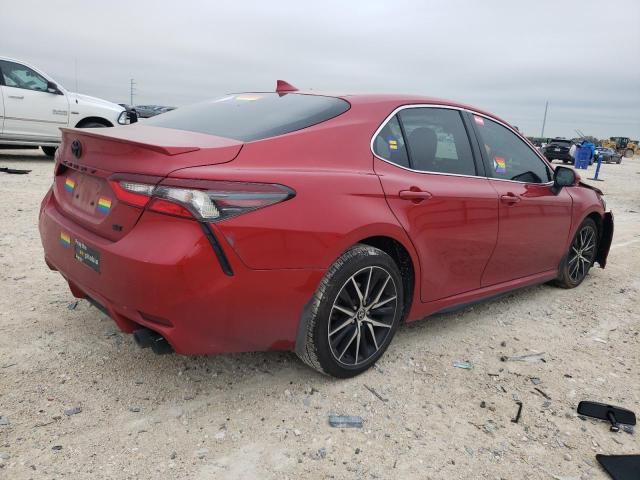 4T1G11AK4PU121923 - 2023 TOYOTA CAMRY SE NIGHT SHADE RED photo 3