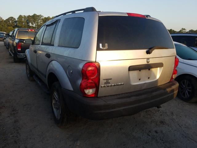 1D4HD38N35F620406 - 2005 DODGE DURANGO ST SILVER photo 3