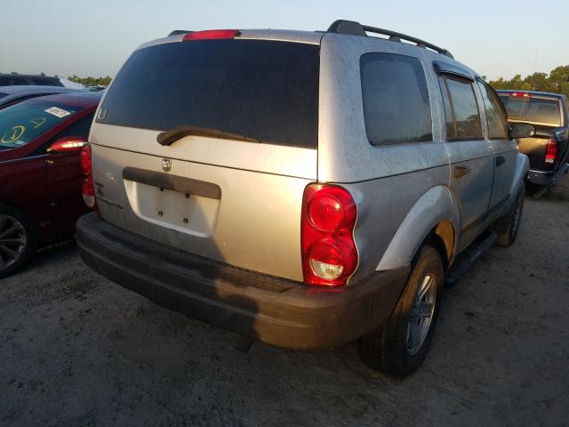 1D4HD38N35F620406 - 2005 DODGE DURANGO ST SILVER photo 4