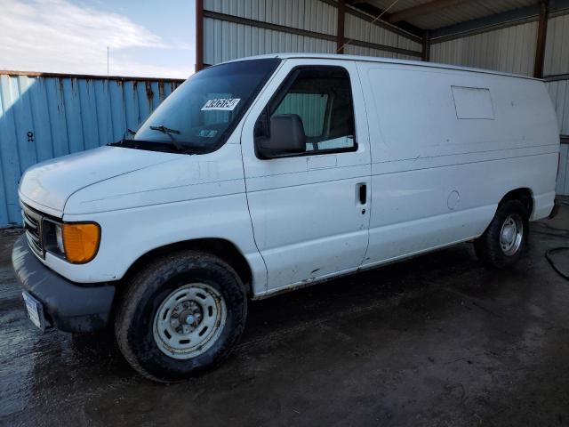 1FTRE14W75HA47578 - 2005 FORD ECONOLINE E150 VAN WHITE photo 1