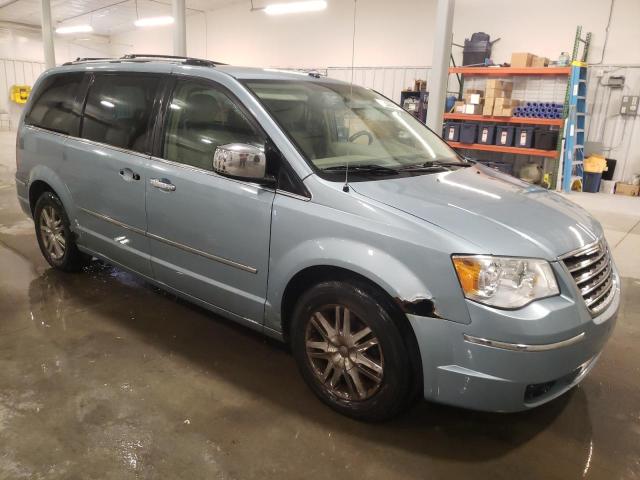 2A8HR64X78R758852 - 2008 CHRYSLER TOWN & COU LIMITED BLUE photo 4