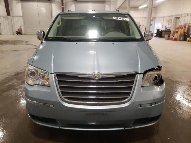 2A8HR64X78R758852 - 2008 CHRYSLER TOWN & COU LIMITED BLUE photo 5