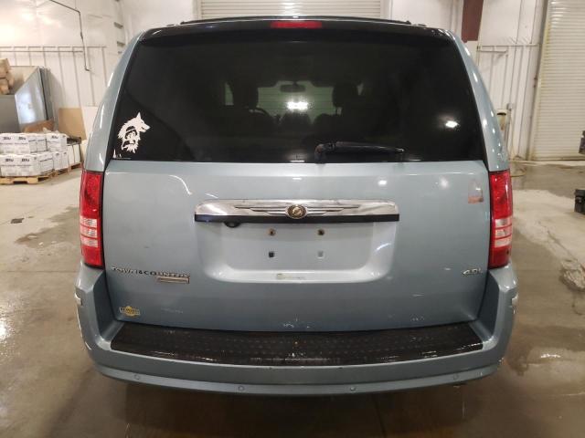 2A8HR64X78R758852 - 2008 CHRYSLER TOWN & COU LIMITED BLUE photo 6