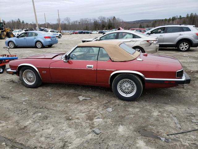 SAJNW47U3PC186258 - 1993 JAGUAR XJS RED photo 2