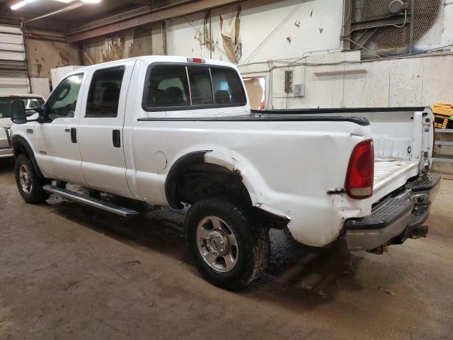 1FTSW21P35ED39697 - 2005 FORD F250 SUPER DUTY WHITE photo 2