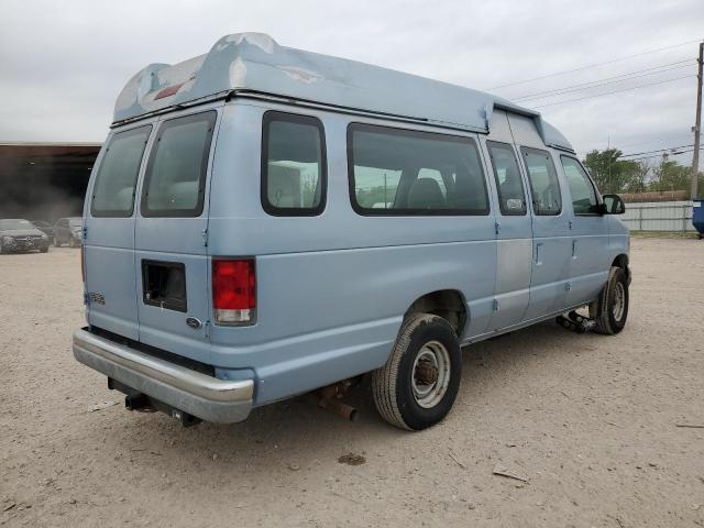 1FBSS31L3XHA11409 - 1999 FORD E350 CARGO E350 SUPER DUTY WAGON BLUE photo 3