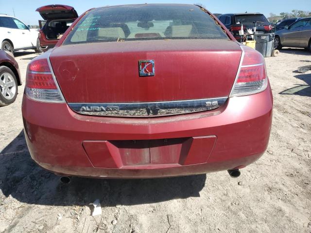 1G8ZV57767F292232 - 2007 SATURN AURA XR RED photo 6