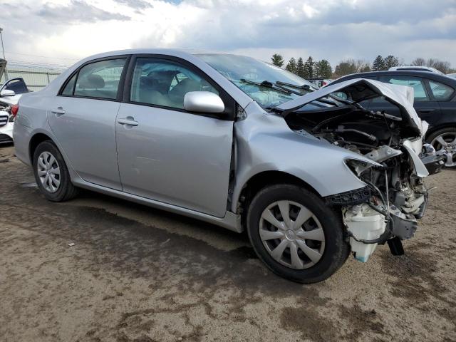 2T1BU4EE5BC673030 - 2011 TOYOTA COROLLA BASE SILVER photo 4