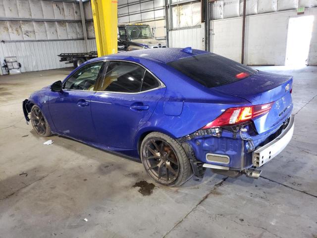 JTHCE1D2XE5000869 - 2014 LEXUS IS 350 BLUE photo 2