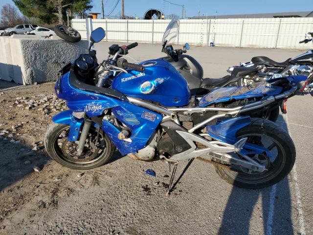 JKAEXEA187A025555 - 2007 KAWASAKI EX650 A BLUE photo 3