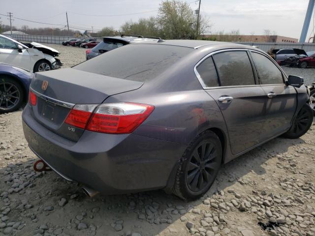 1HGCR3F85DA019548 - 2013 HONDA ACCORD EXL GRAY photo 3