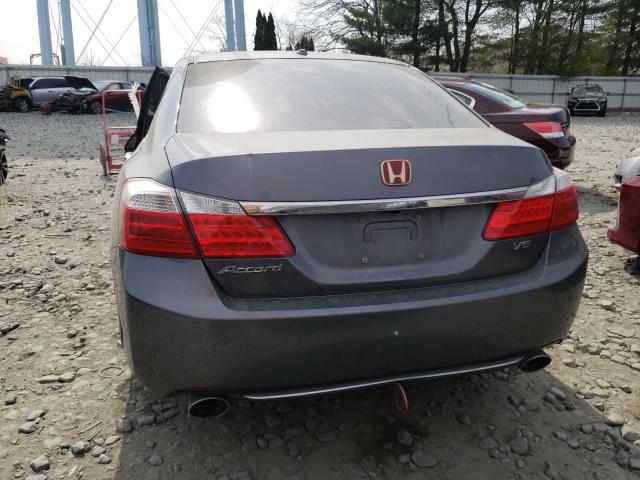 1HGCR3F85DA019548 - 2013 HONDA ACCORD EXL GRAY photo 6