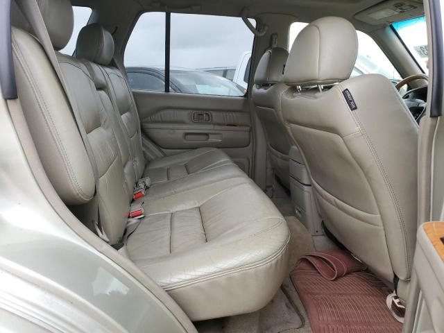 JNRDR07X21W102926 - 2001 INFINITI QX4 BEIGE photo 10