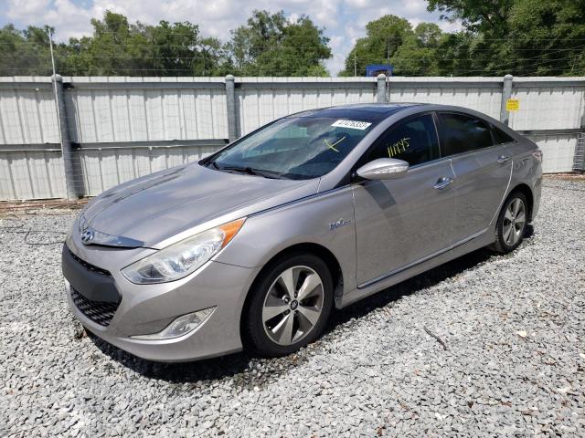 KMHEC4A44CA036791 - 2012 HYUNDAI SONATA HYBRID SILVER photo 1