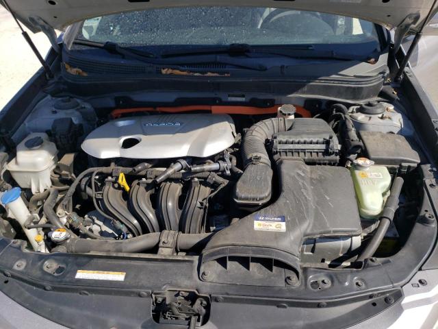 KMHEC4A44CA036791 - 2012 HYUNDAI SONATA HYBRID SILVER photo 11