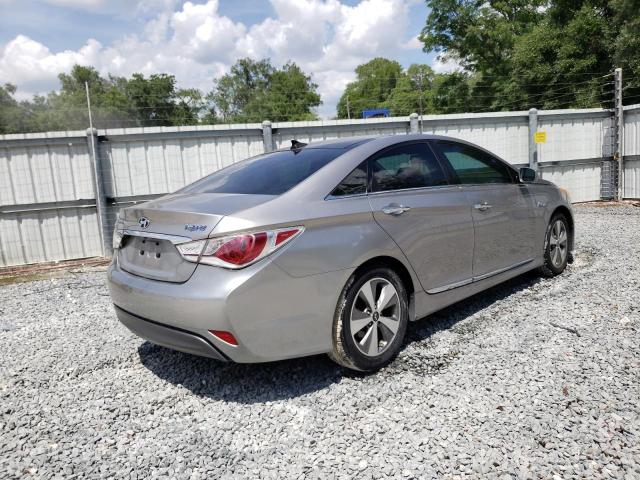 KMHEC4A44CA036791 - 2012 HYUNDAI SONATA HYBRID SILVER photo 3