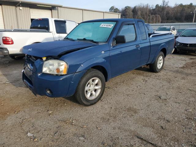 1N6DD26S21C340290 - 2001 NISSAN FRONTIER KING CAB XE BLUE photo 1