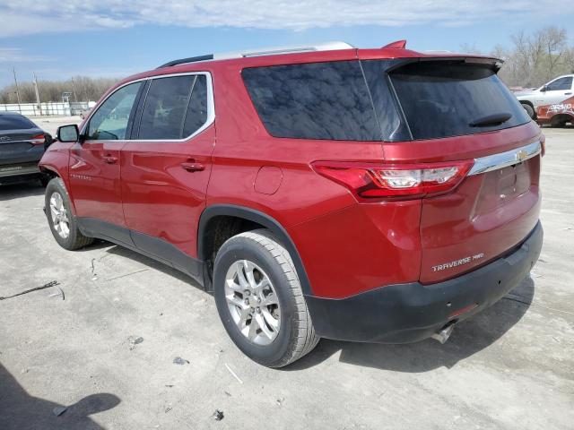 1GNEVHKW7JJ204174 - 2018 CHEVROLET TRAVERSE LT RED photo 2