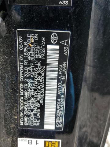 JTKDE3B76A0304362 - 2010 TOYOTA SCION TC 黑色 照片 12