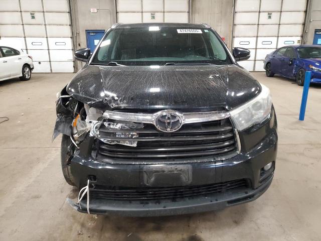 5TDJKRFH3GS237105 - 2016 TOYOTA HIGHLANDER XLE BLACK photo 5