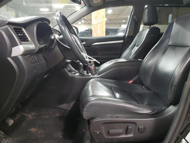 5TDJKRFH3GS237105 - 2016 TOYOTA HIGHLANDER XLE BLACK photo 7