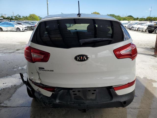 KNDPB3A27D7492811 - 2013 KIA SPORTAGE BASE WHITE photo 6