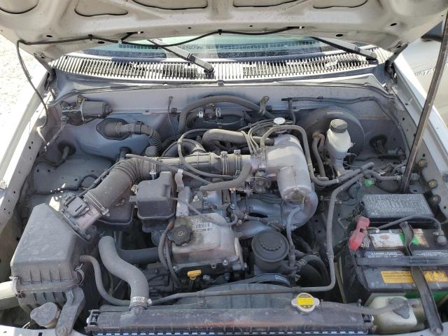 5TESM92N22Z071780 - 2002 TOYOTA TACOMA XTRACAB PRERUNNER ვერცხლისფერი ფოტო 11