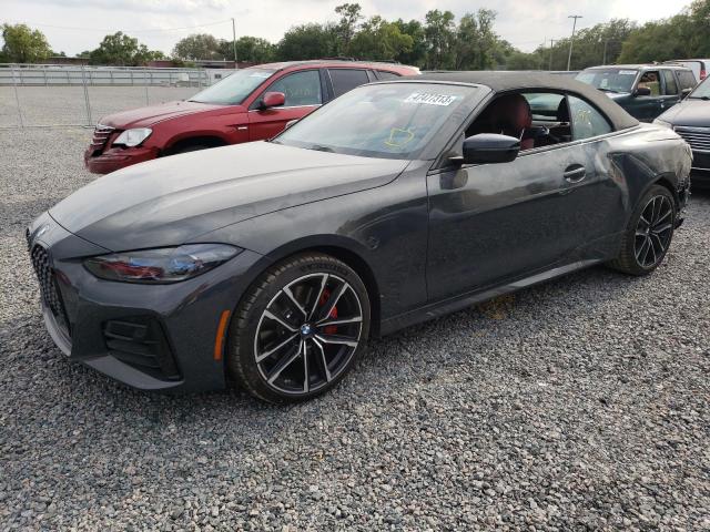 WBA63AT08NCJ78275 - 2022 BMW M440XI GRAY photo 1