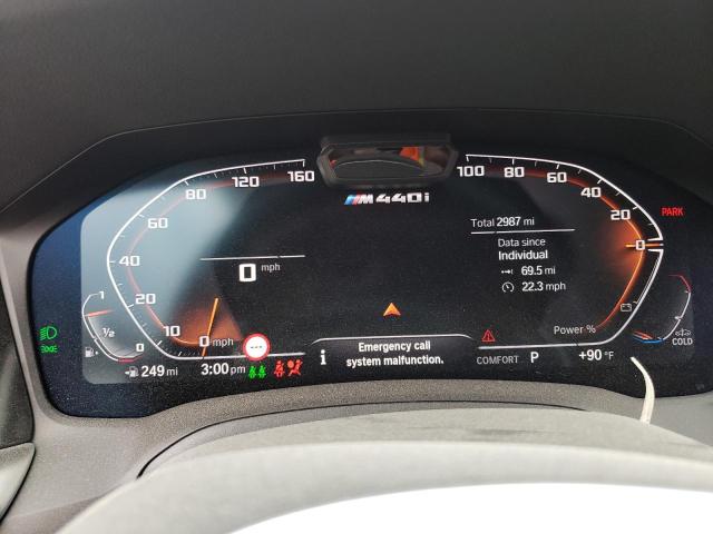 WBA63AT08NCJ78275 - 2022 BMW M440XI GRAY photo 9
