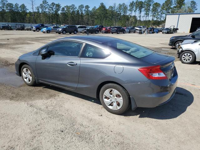 2HGFG3B59DH514674 - 2013 HONDA CIVIC LX GRAY photo 2