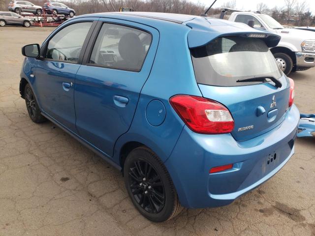 ML32A5HJ1LH003787 - 2020 MITSUBISHI MIRAGE LE BLUE photo 2