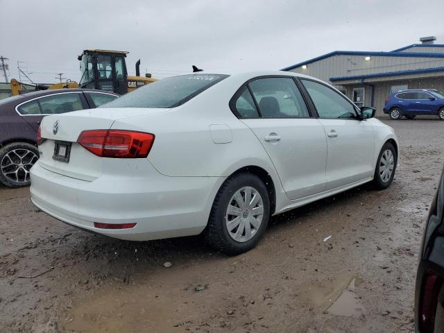 3VW2K7AJ9FM324635 - 2015 VOLKSWAGEN JETTA BASE WHITE photo 3