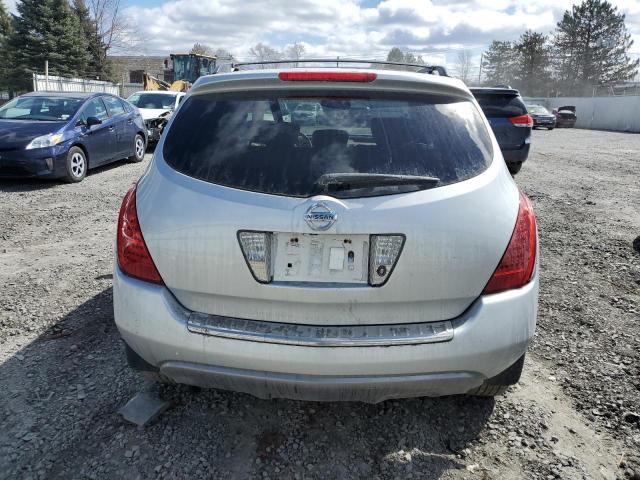 JN8AZ08W56W524791 - 2006 NISSAN MURANO SL WHITE photo 6