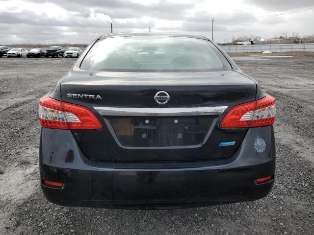 3N1AB7AP4FL671057 - 2015 NISSAN SENTRA S BLACK photo 6