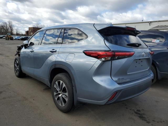 5TDHZRBH7LS013622 - 2020 TOYOTA HIGHLANDER XLE BLUE photo 2
