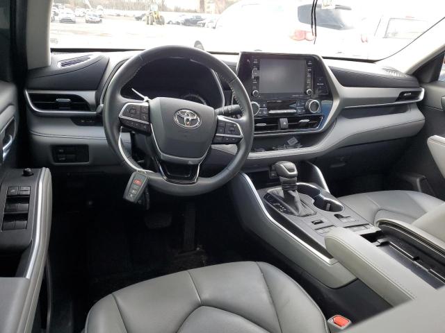 5TDHZRBH7LS013622 - 2020 TOYOTA HIGHLANDER XLE BLUE photo 8