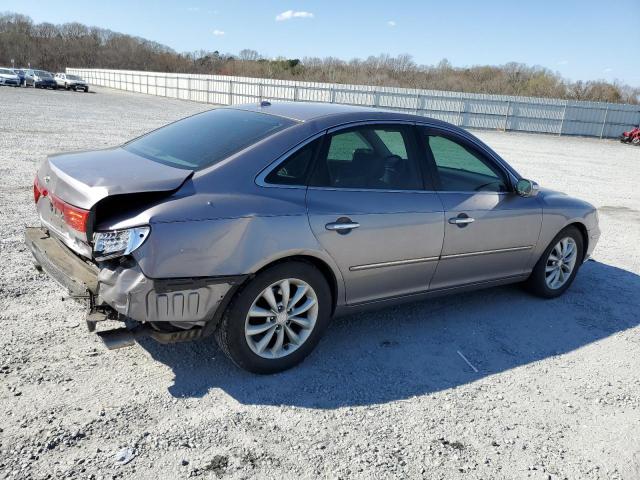 KMHFC46F68A253586 - 2008 HYUNDAI AZERA SE SILVER photo 3