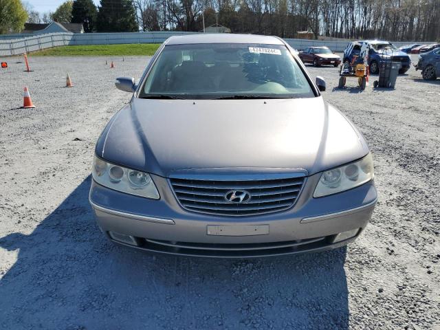 KMHFC46F68A253586 - 2008 HYUNDAI AZERA SE SILVER photo 5