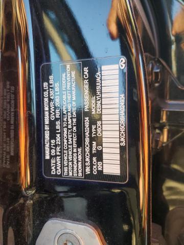 SJKCH5CR6HA024934 - 2017 INFINITI QX30 BASE BLACK photo 13