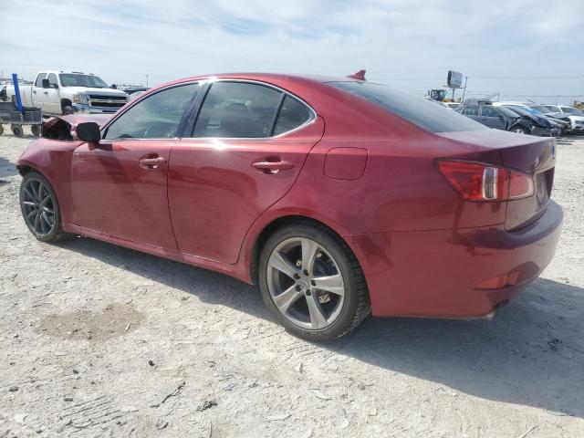 JTHBF5C29C5180389 - 2012 LEXUS IS 250 RED photo 2