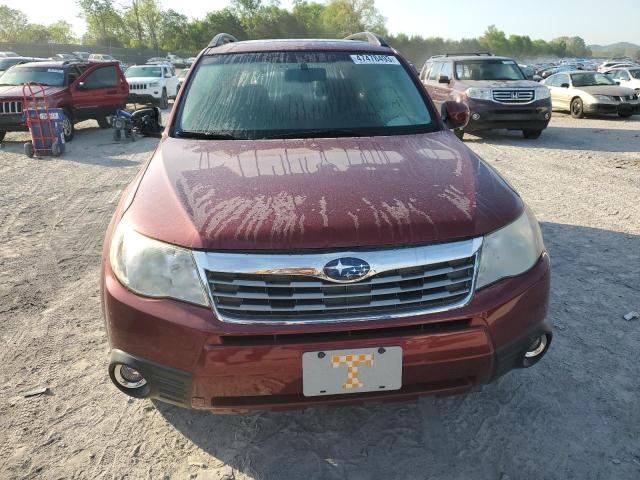 JF2SH64639H729967 - 2009 SUBARU FORESTER 2.5X LIMITED MAROON photo 5