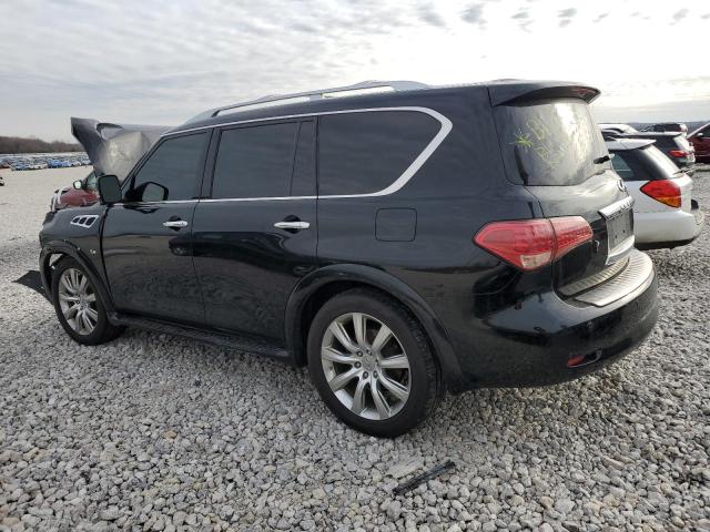 JN8AZ2NE7E9065543 - 2014 INFINITI QX80 BLACK photo 2