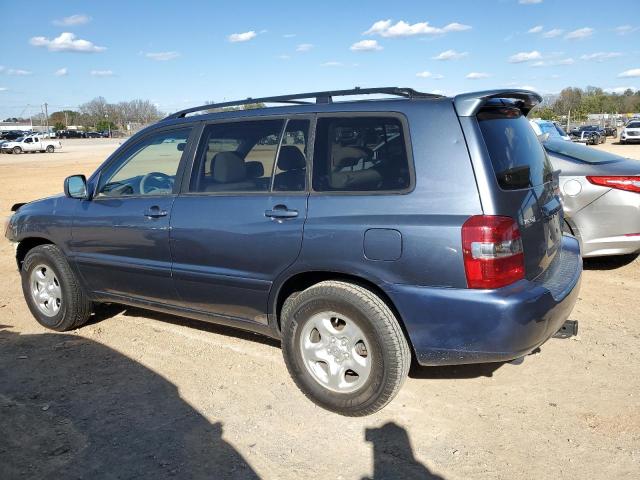 JTEGD21A750114151 - 2005 TOYOTA HIGHLANDER BLUE photo 2