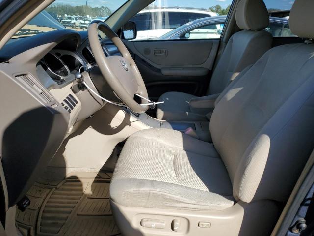 JTEGD21A750114151 - 2005 TOYOTA HIGHLANDER BLUE photo 7