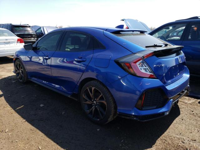 SHHFK7G49JU200463 - 2018 HONDA CIVIC SPORT 蓝色 照片 2