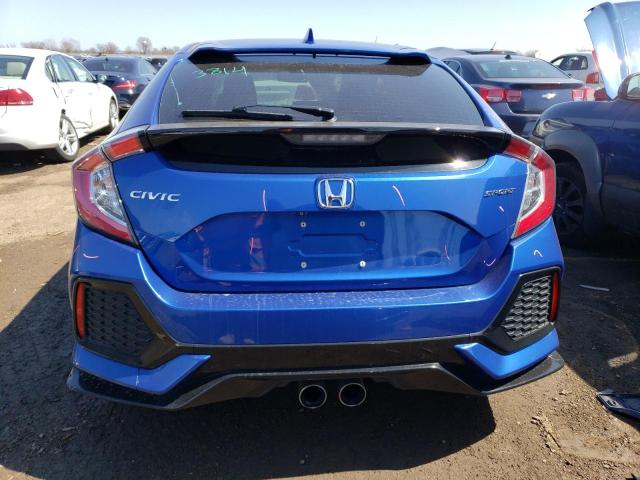 SHHFK7G49JU200463 - 2018 HONDA CIVIC SPORT 蓝色 照片 6