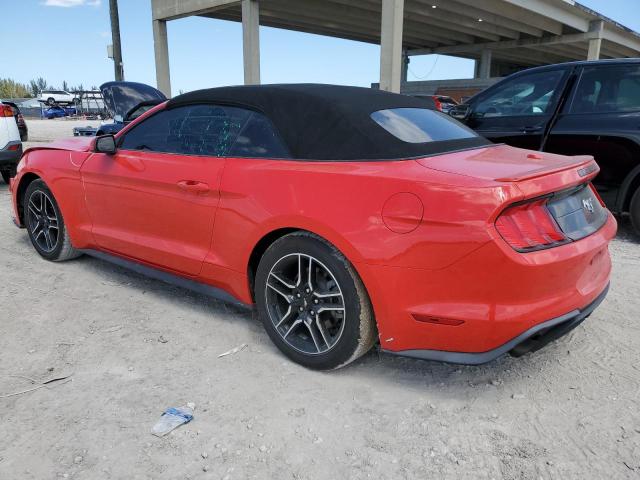 1FATP8UH9M5116206 - 2021 FORD MUSTANG RED photo 2