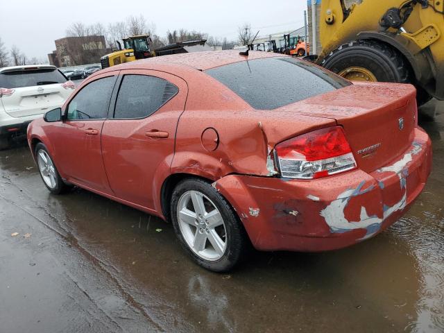 1B3LC56R58N108458 - 2008 DODGE AVENGER SXT ORANGE photo 2